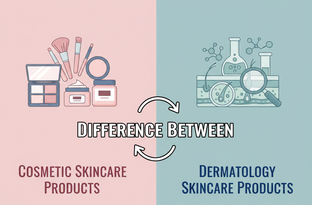 Difference Between Cosmetic and Dermatology Skincare Products